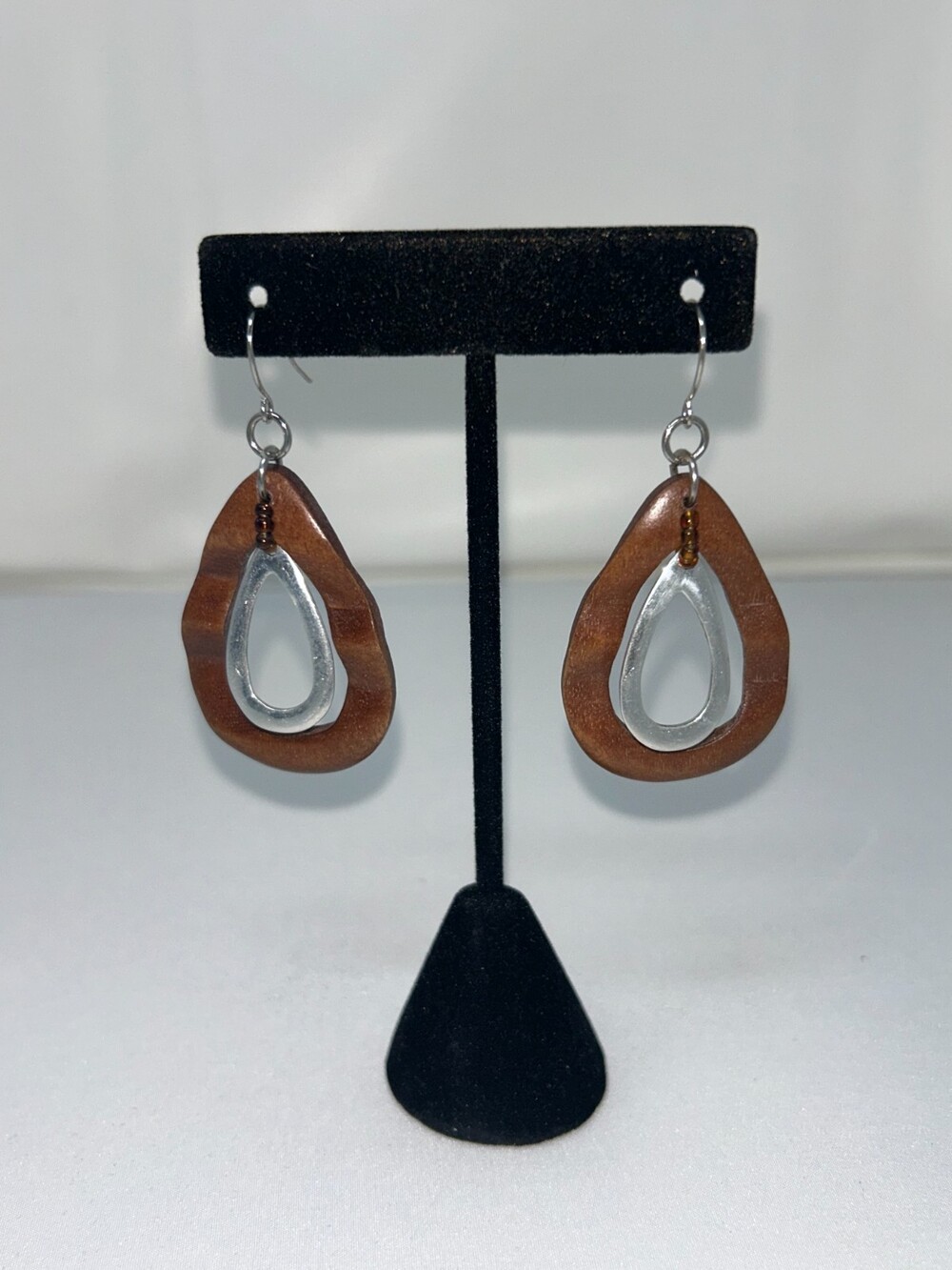 Vintage Estate Boho-style Teardrop dangle earrings